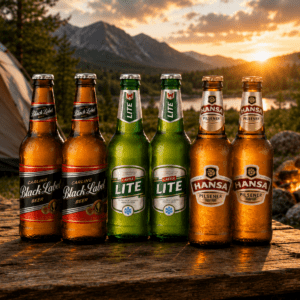 6 pack of local South African Beers